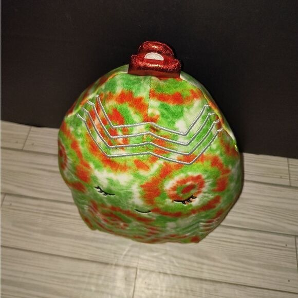 9” KINARA Tye Dye Multicolor ORNAMENT Holiday Christmas Squishmallow Plush Toy - Picture 3 of 7